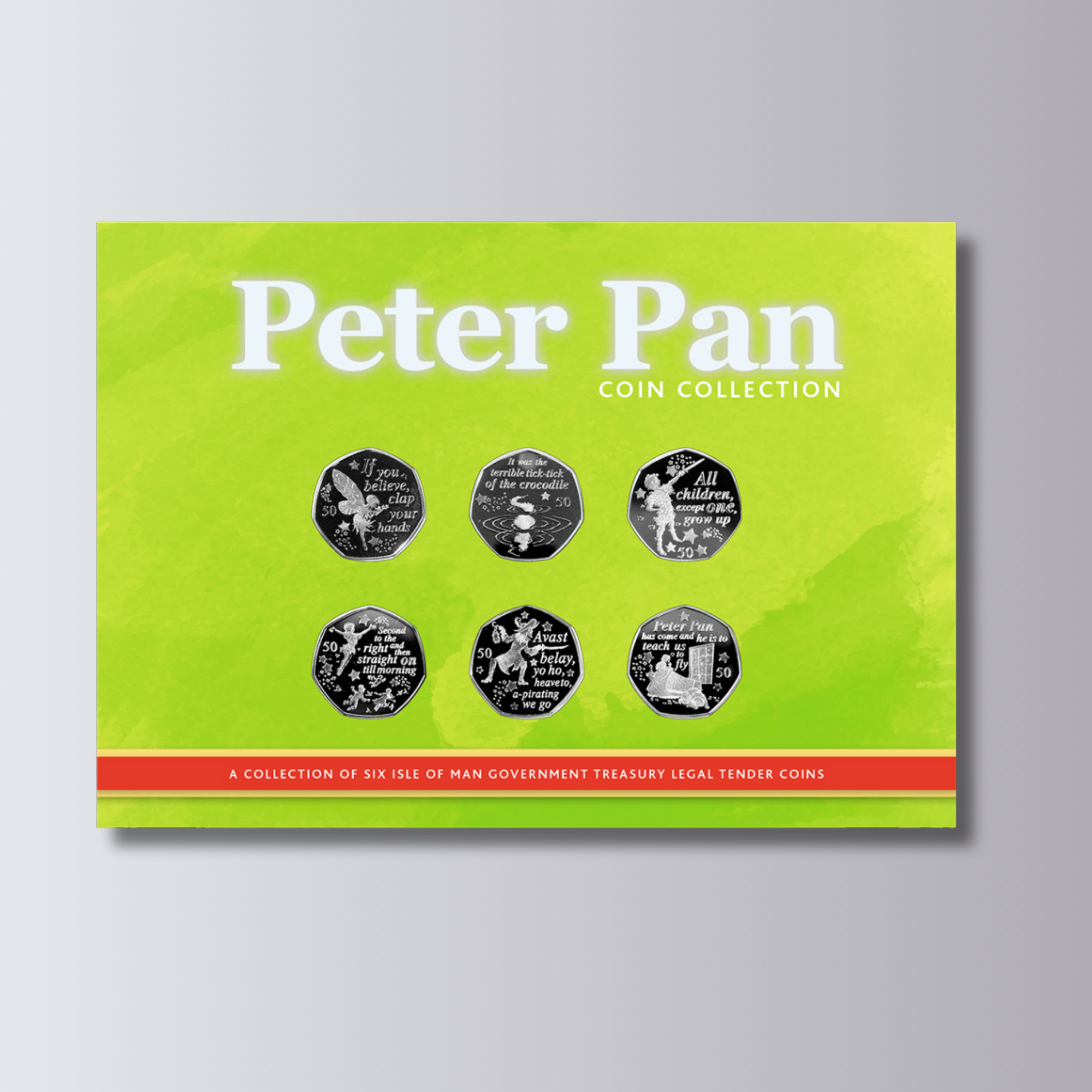 Peter Pan Part One Six 50p Coin Collection