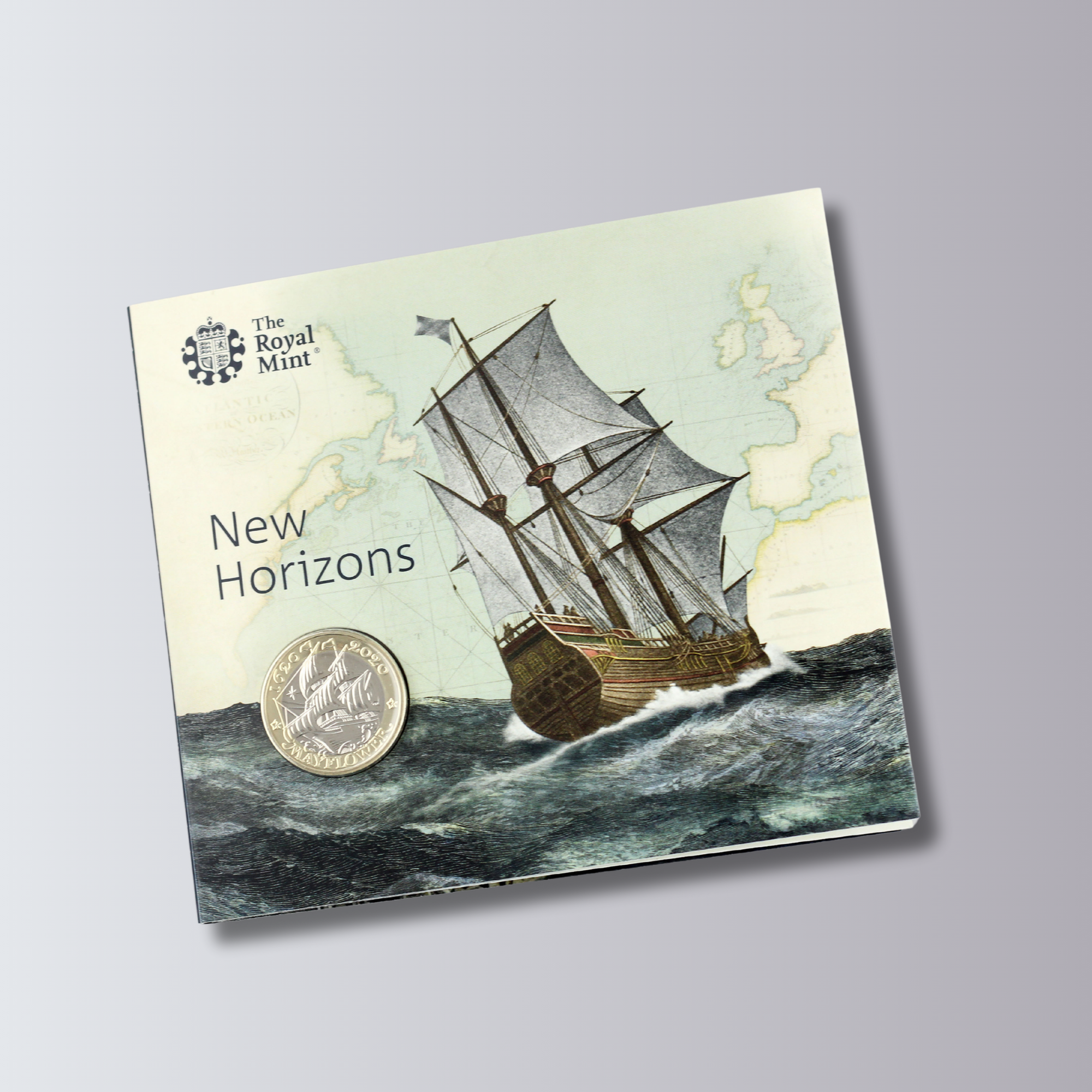 Mayflower 400 Brilliant Uncirculated UK £2 Coin Gift Pack