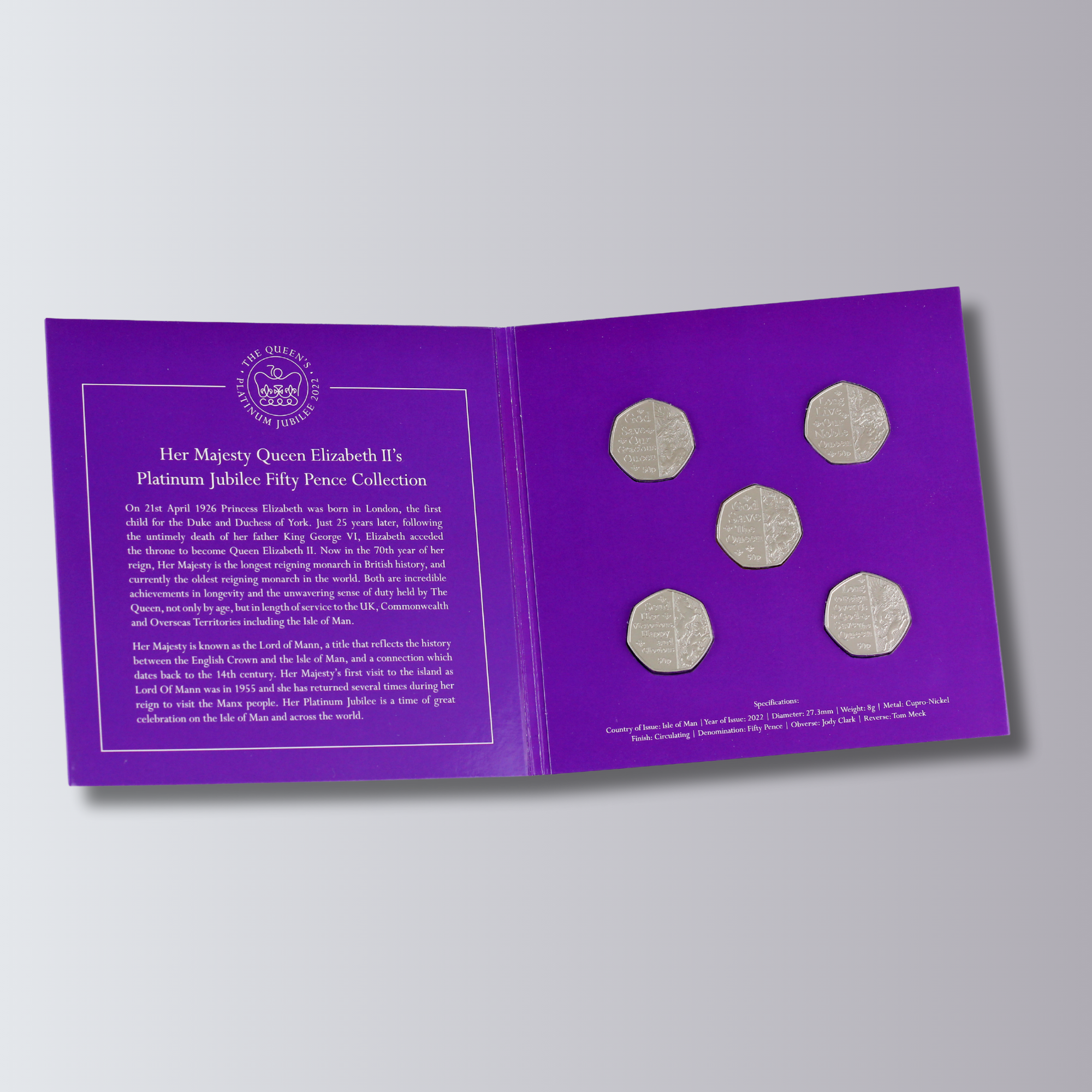 Platinum Jubilee Fifty Pence Collection