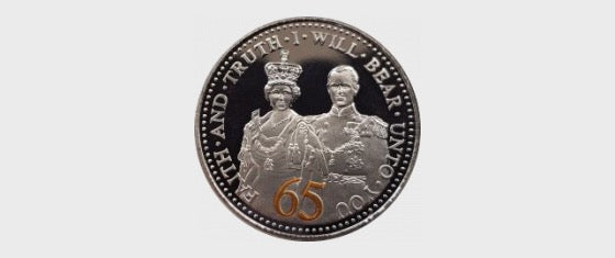 QEII and Prince Philip Crown Commemorative 2017