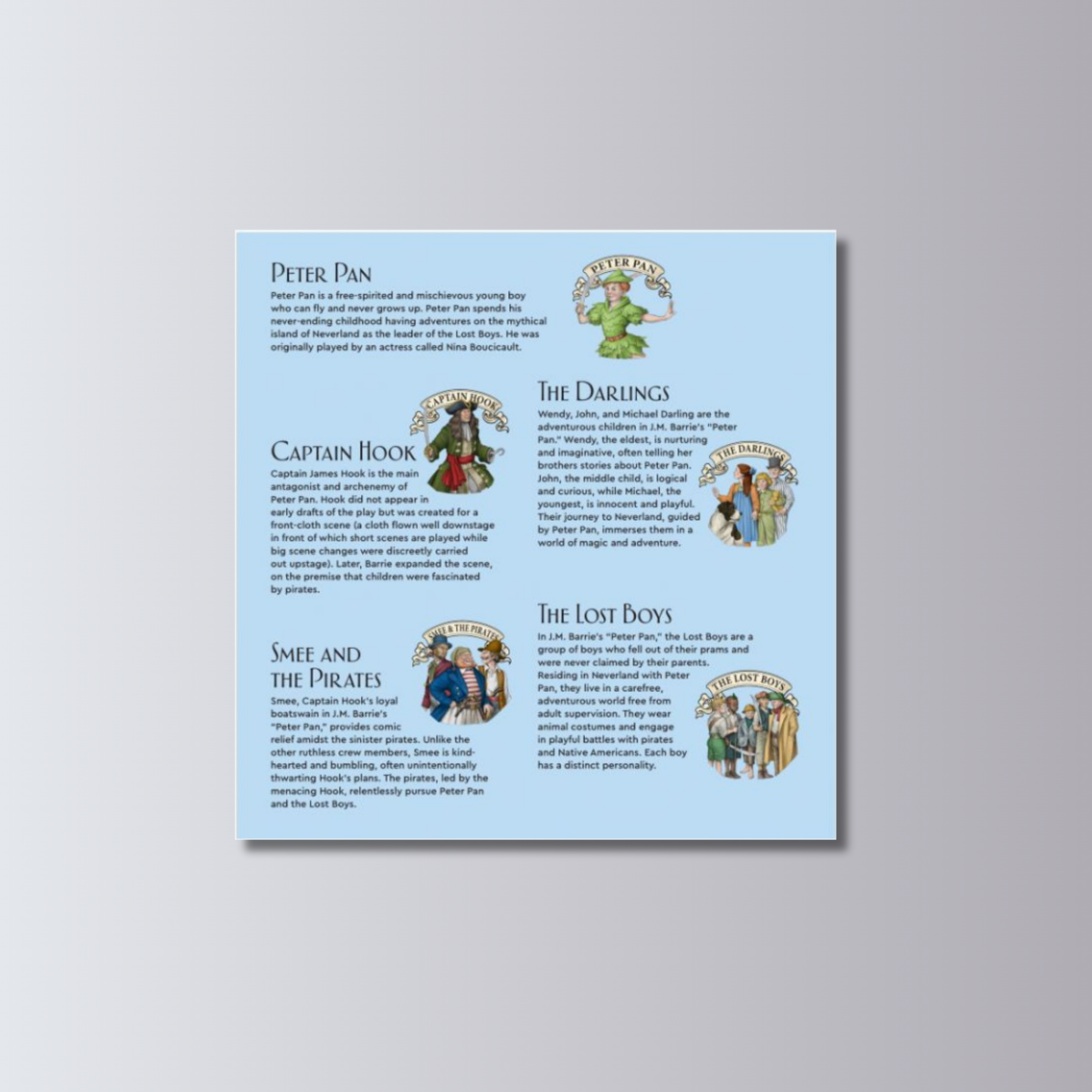 Peter Pan Part Three - Five 50p Coin Collection