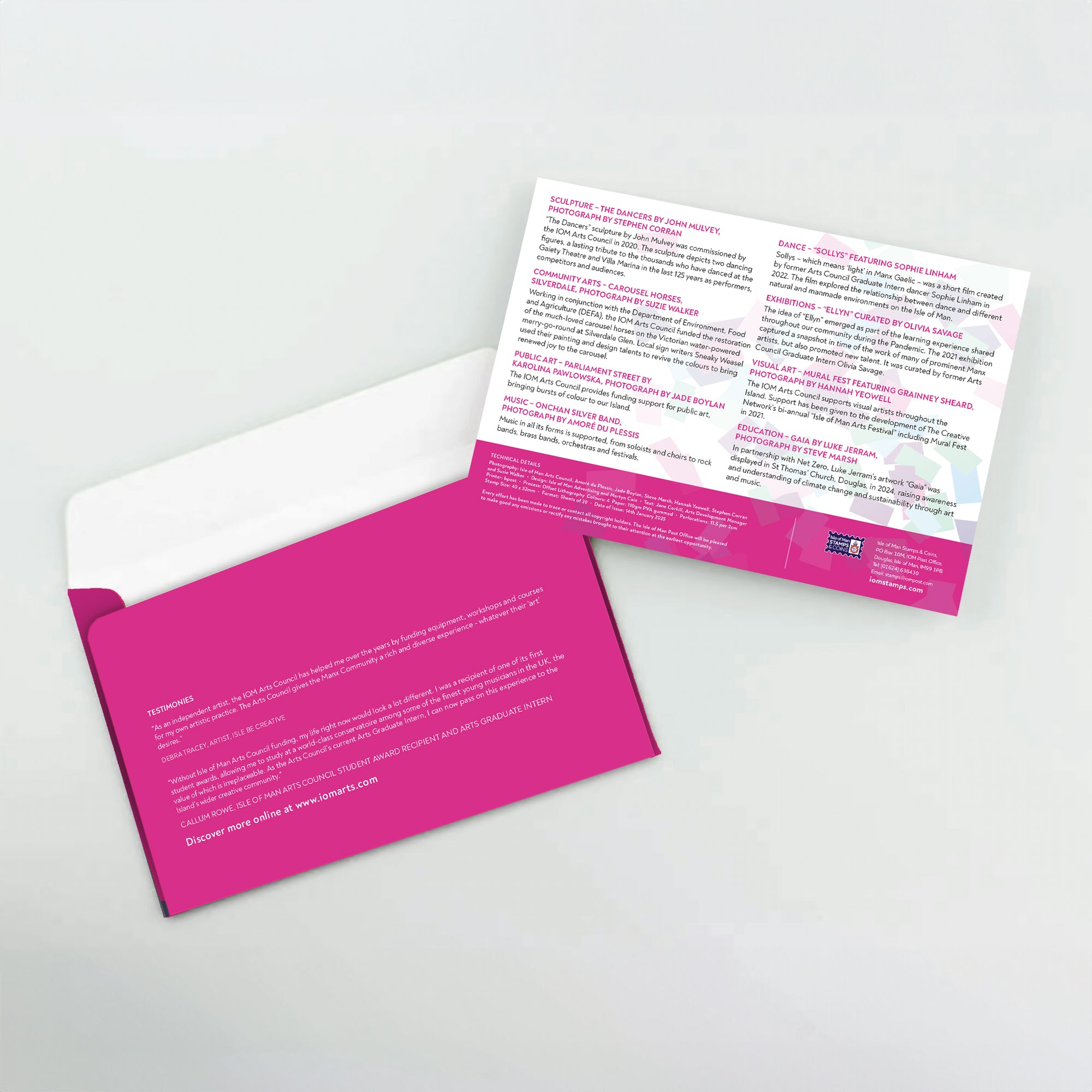 Isle of Man Arts Council First Day Cover