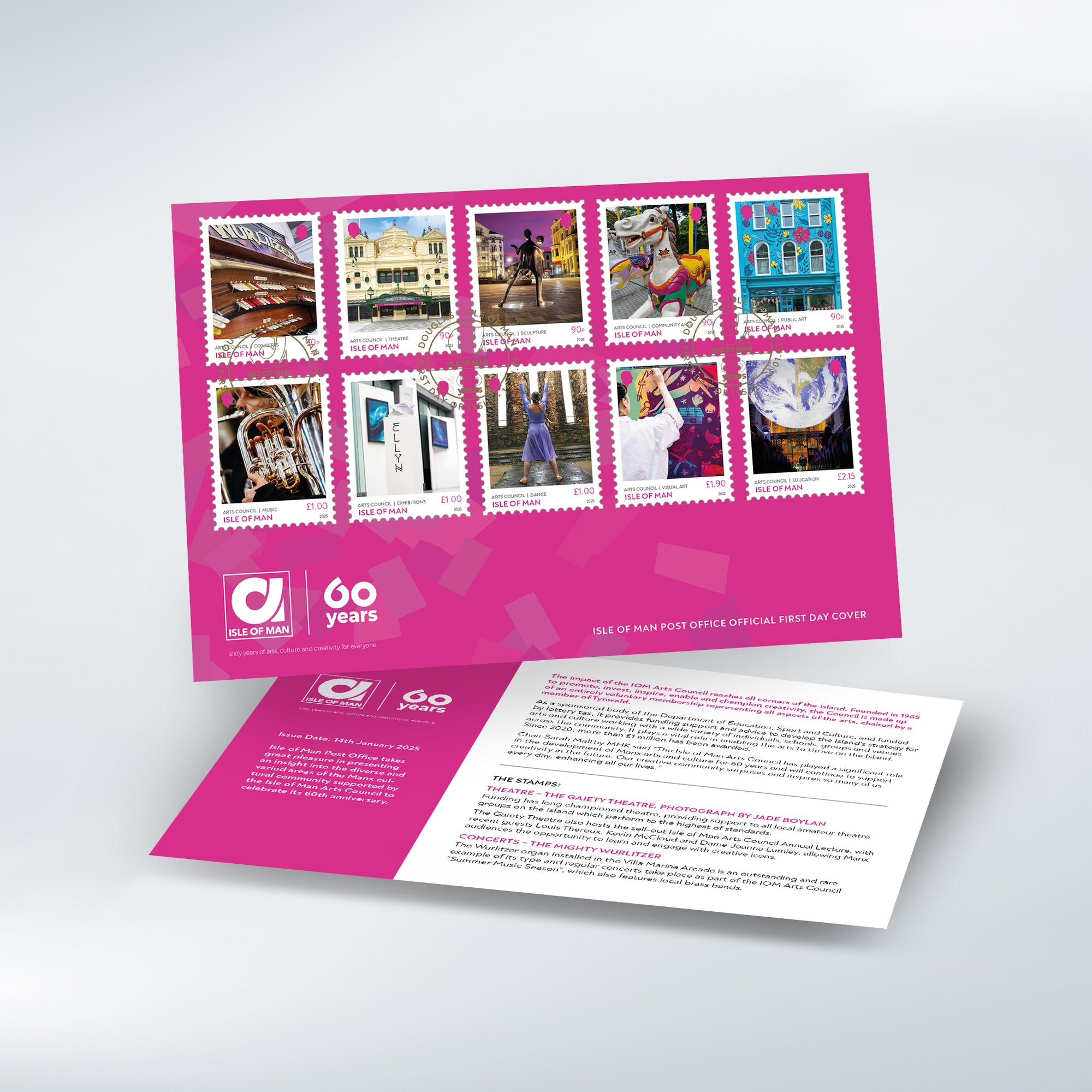 Isle of Man Arts Council First Day Cover