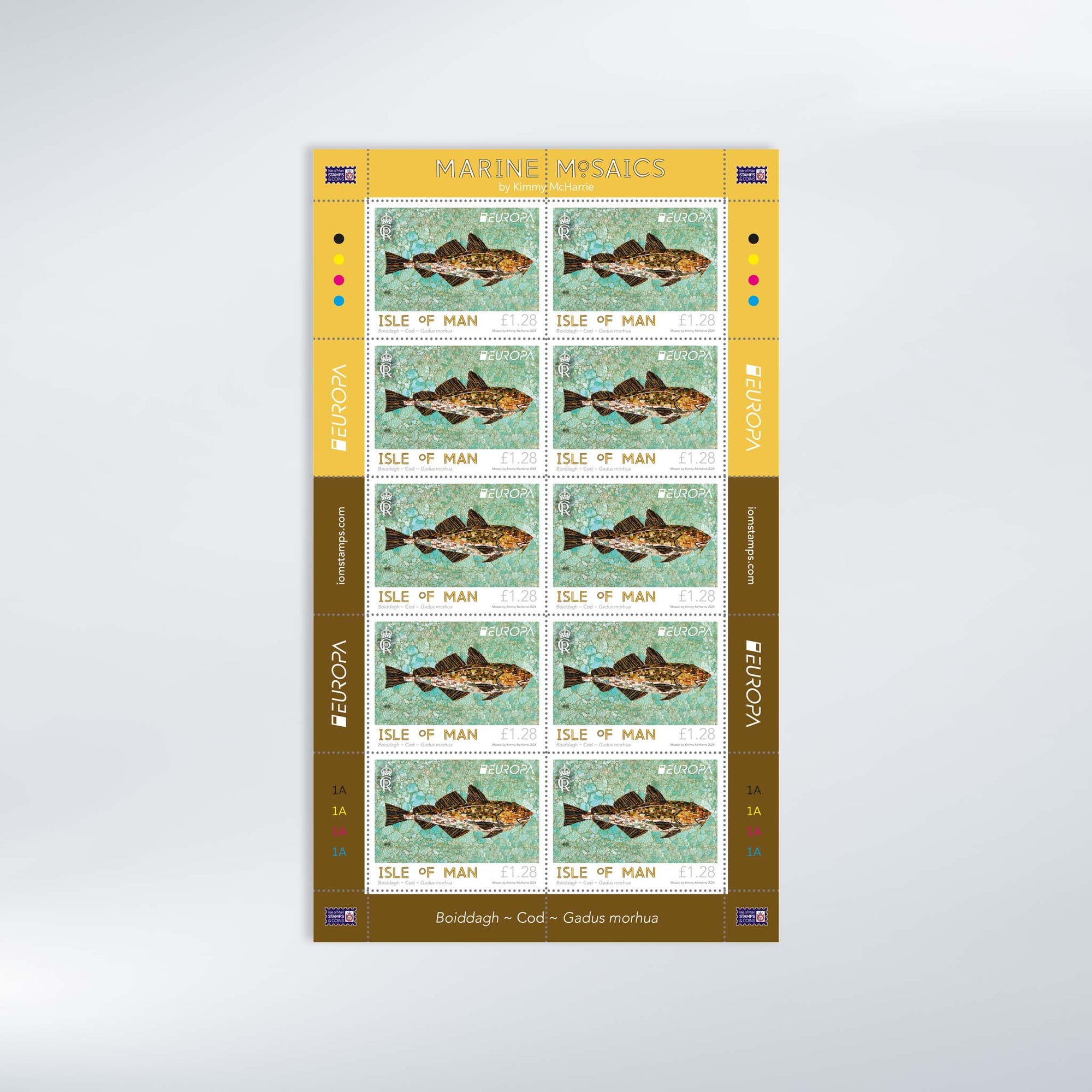 Marine Mosaics Europa Sheetlet