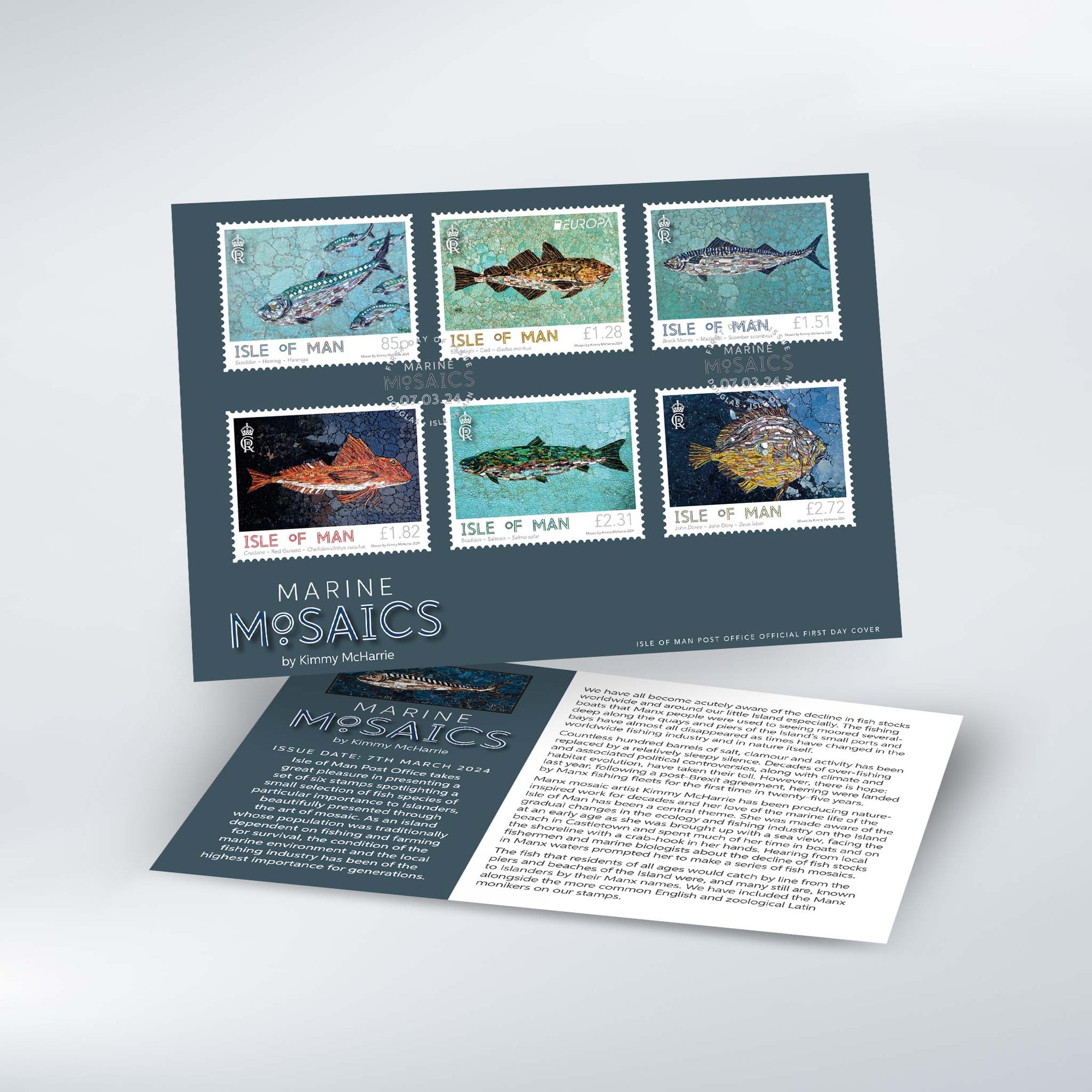 Marine Mosaics First Day Cover