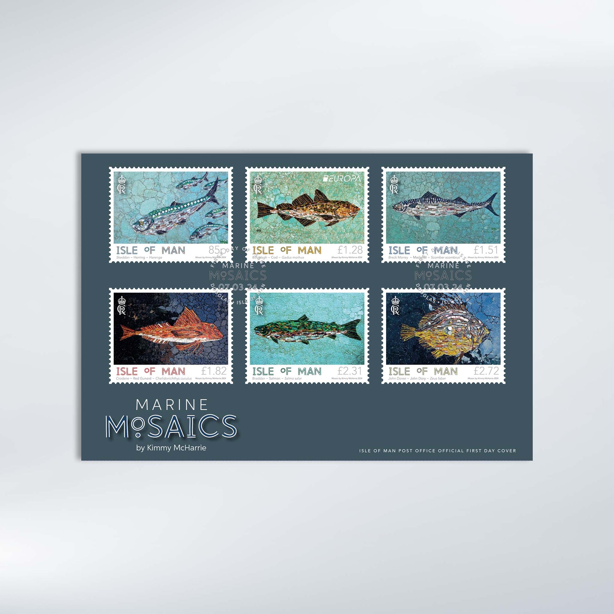 Marine Mosaics First Day Cover