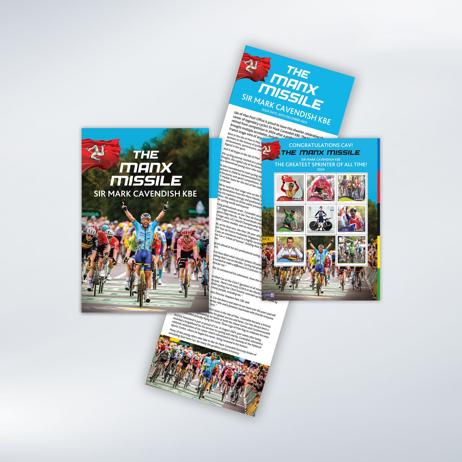 Sir Mark Cavendish KBE – The Manx Missile Sheetlet