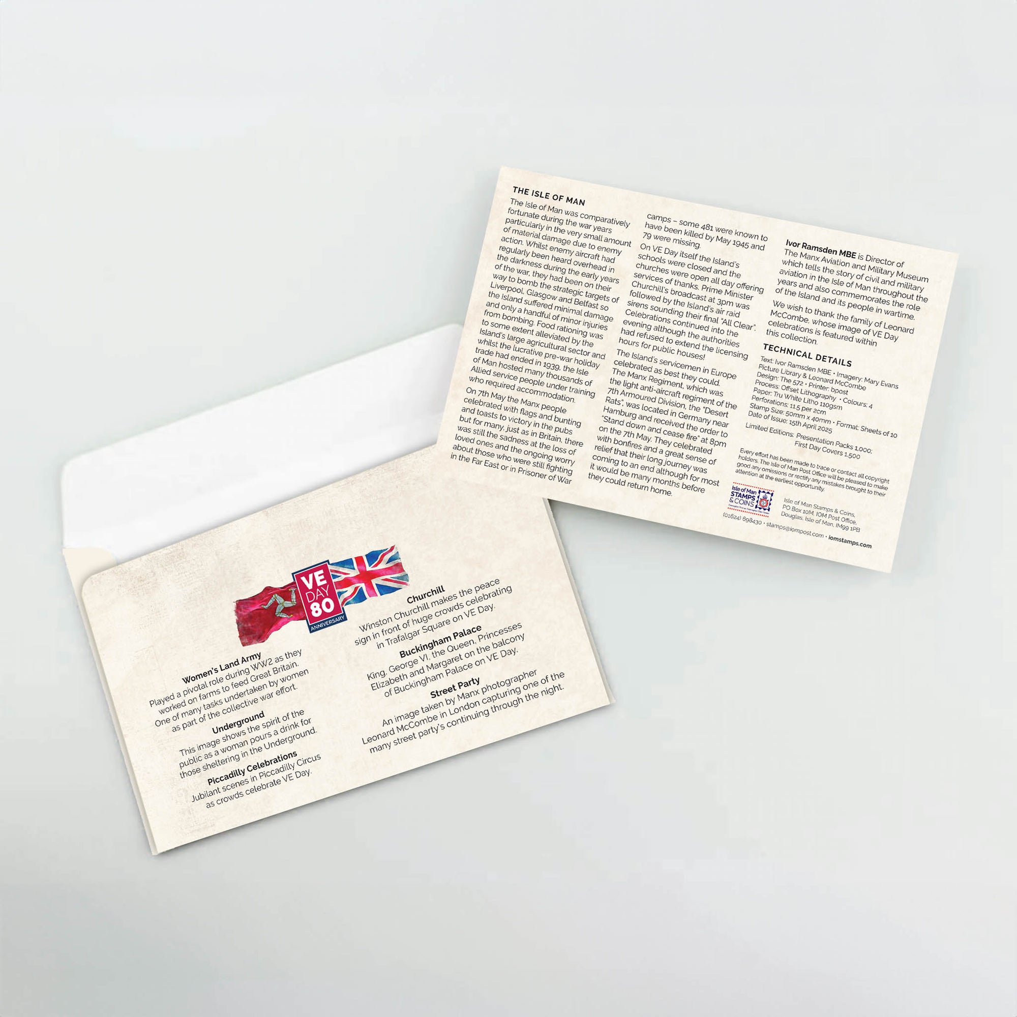 VE Day 80th Anniversary First Day Cover