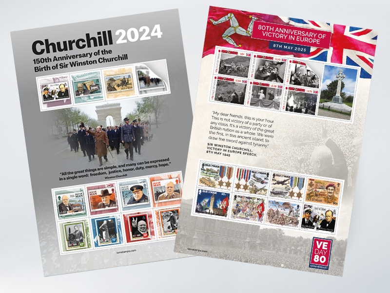 Churchill and VE Day 80th Anniversary Sheetlet Collection