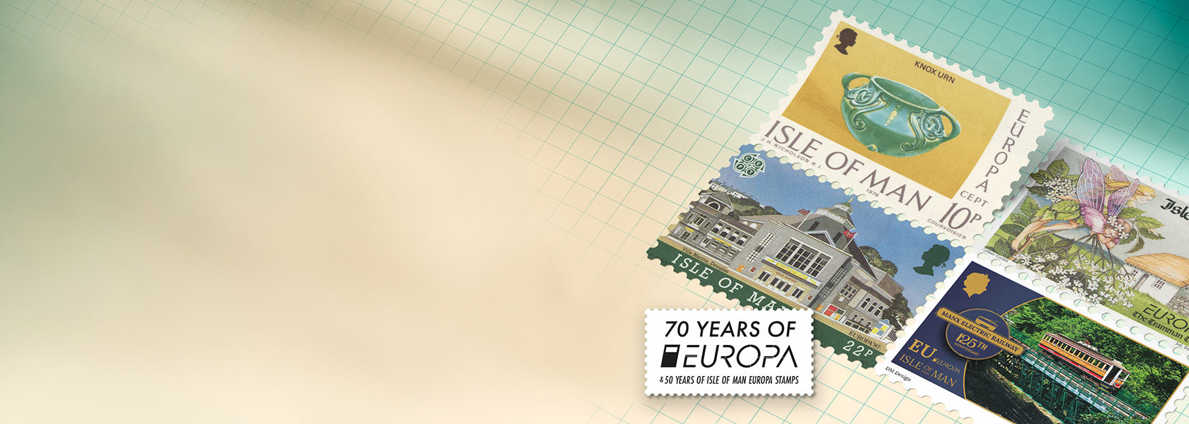 70th Anniversary of EUROPA Stamps marked by Isle of Man Post Office