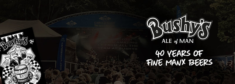 Bushy’s Brewery are delighted to announce a 40th Anniversary Bushys Fans Collection brought together with Isle of Man Stamps & Coins