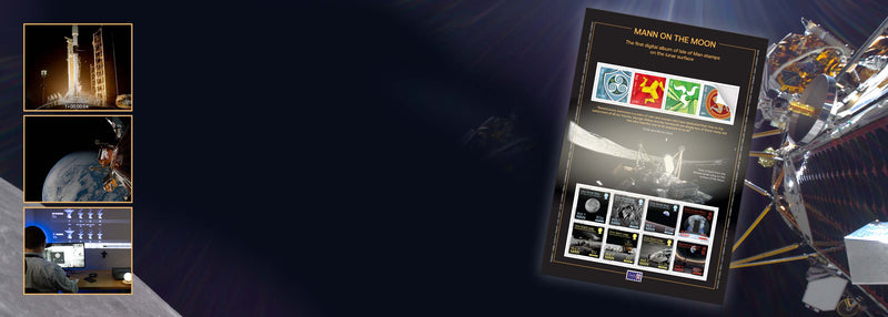 World's First Digital Franking of Stamps  from Lunar Orbit