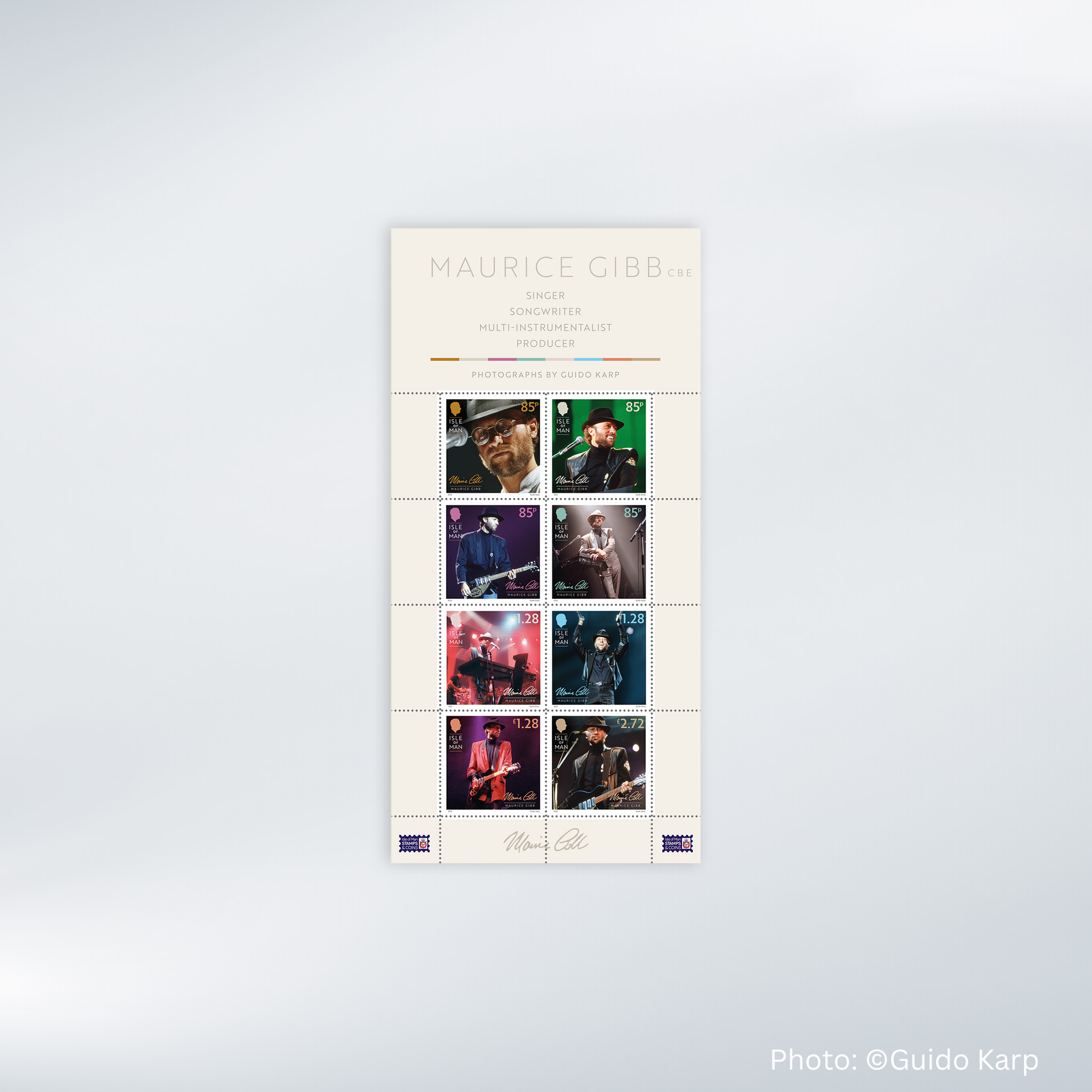 Maurice Gibb CBE Sheetlet