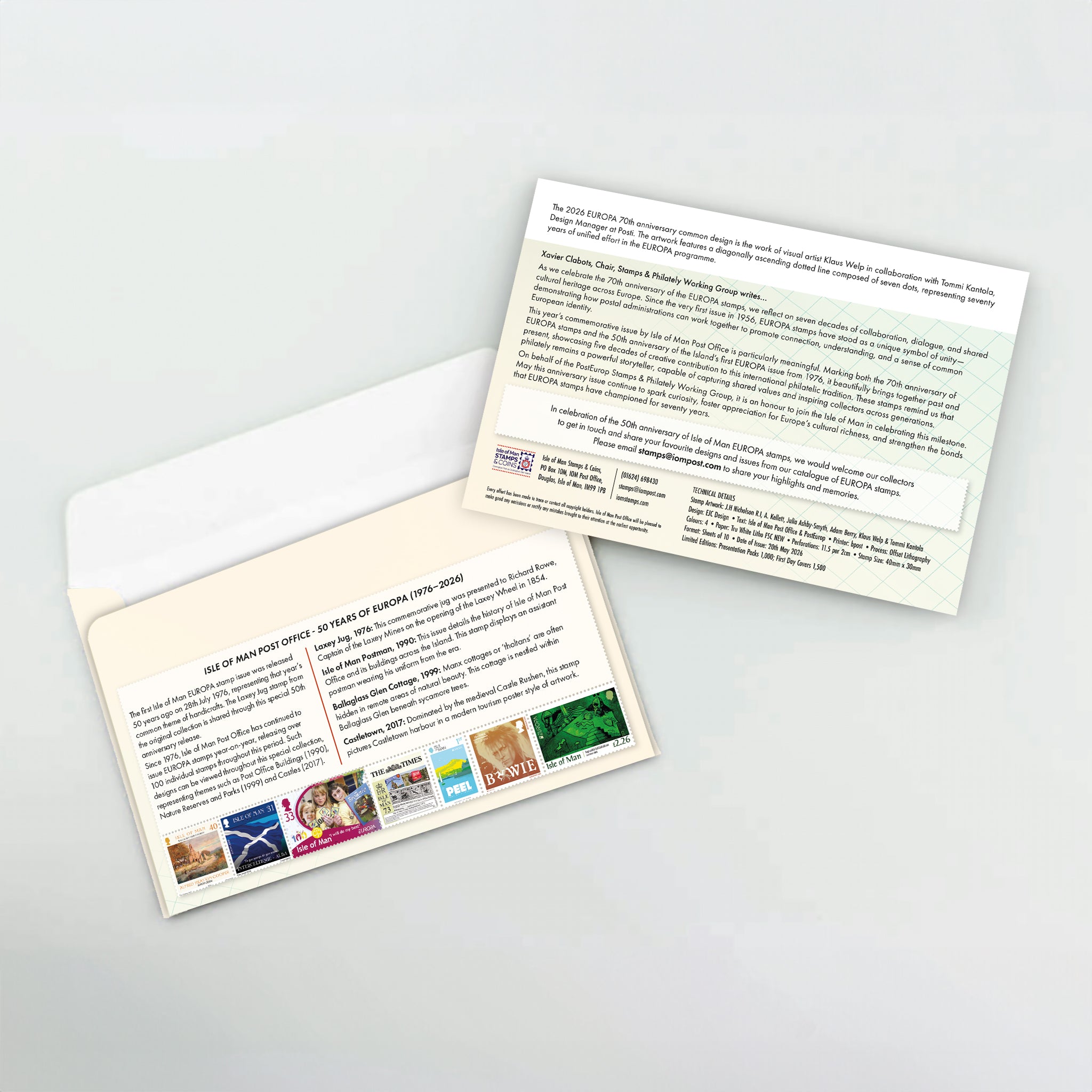 70 Years of Europa First Day Cover