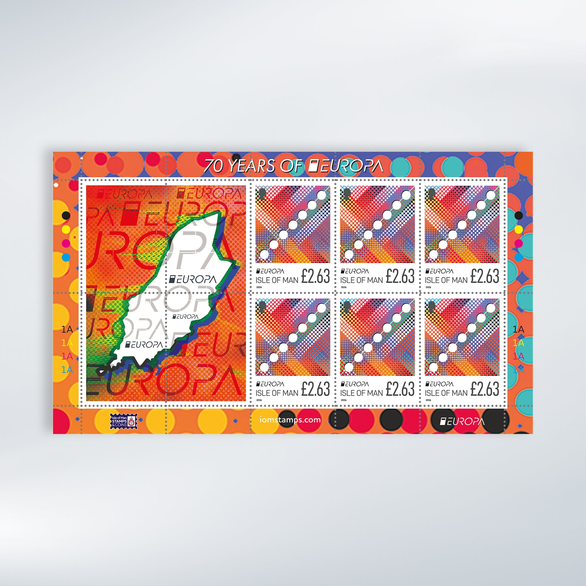 70 Years of Europa - Europa Sheetlet