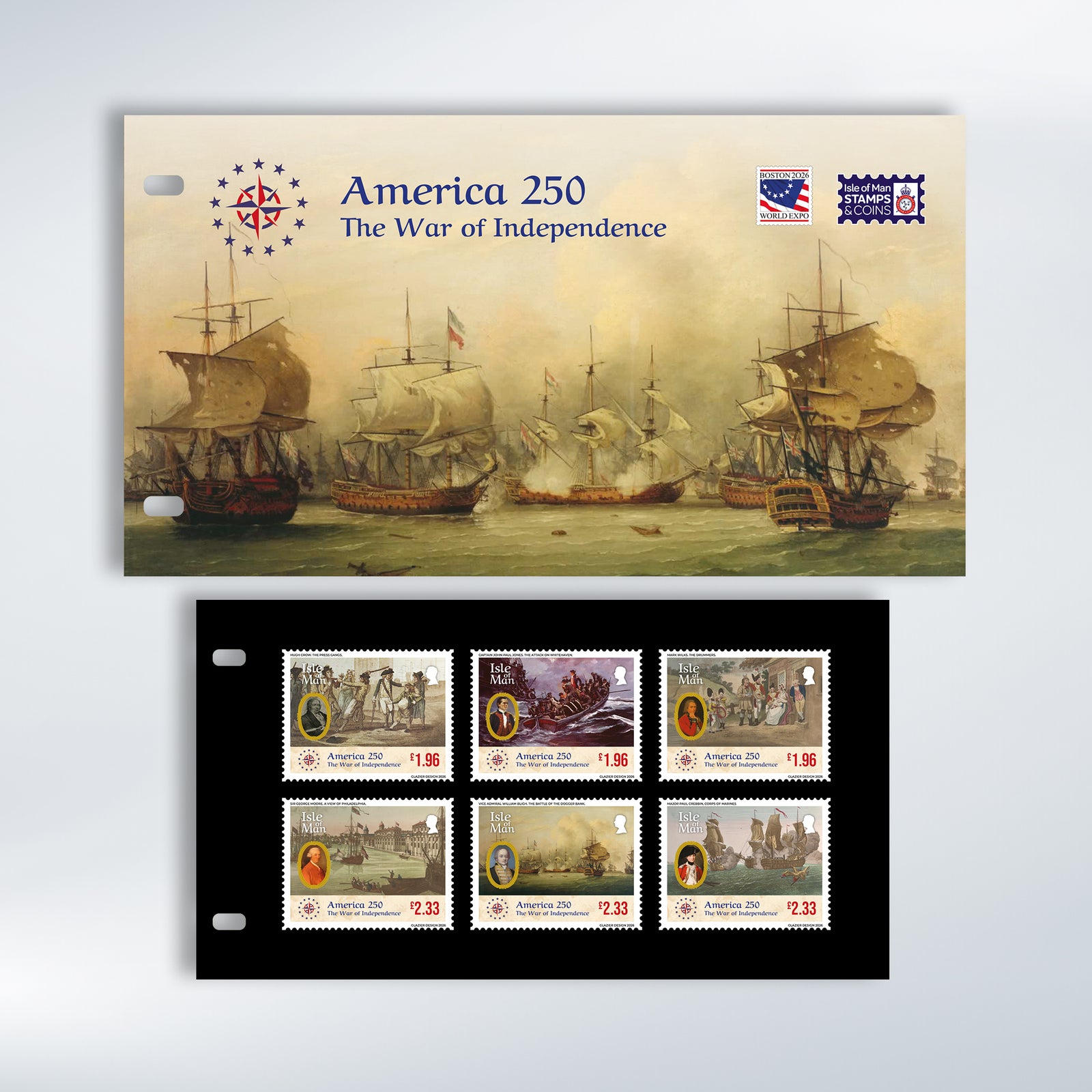 America 250! - The Isle of Man and the American War of Independence Presentation Pack