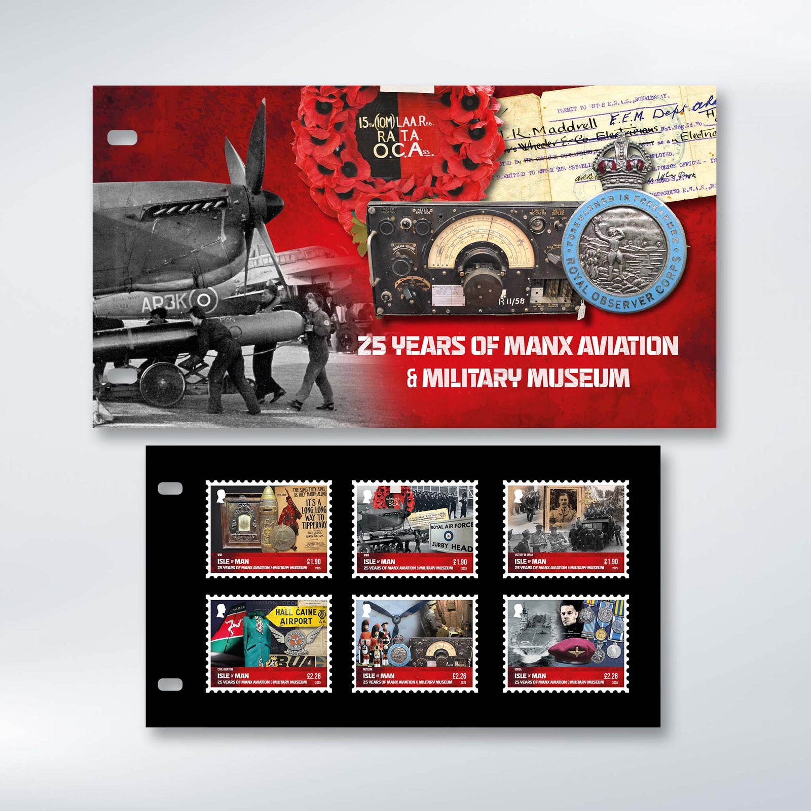 25 Years of the Manx Aviation and Military Museum Presentation Pack