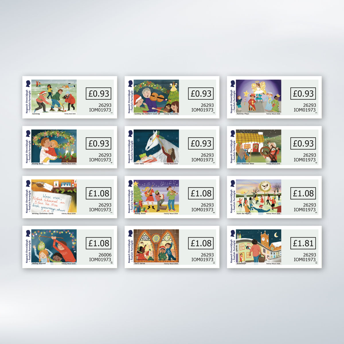 Kegeesh Ommidjagh - Foolish Fortnight Self-Adhesive Set