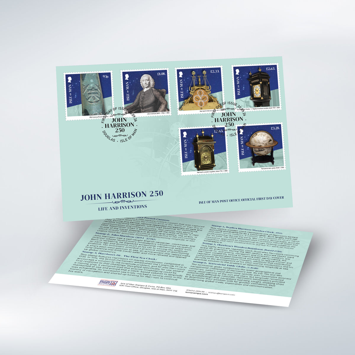 John Harrison Life & Inventions First Day Cover