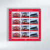 Manx Heritage Transport Buses Stamp Sheet