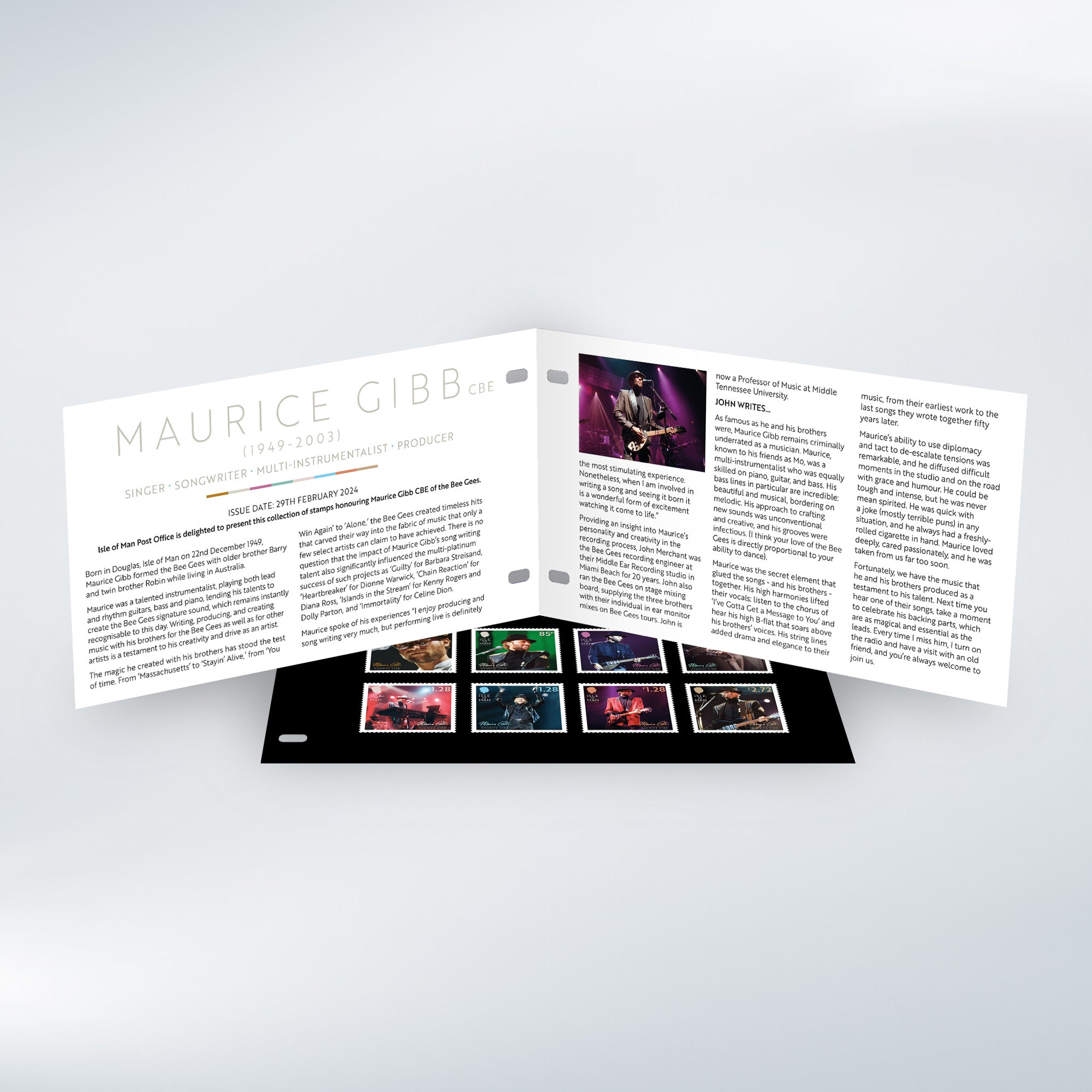 Maurice Gibb CBE Presentation Pack