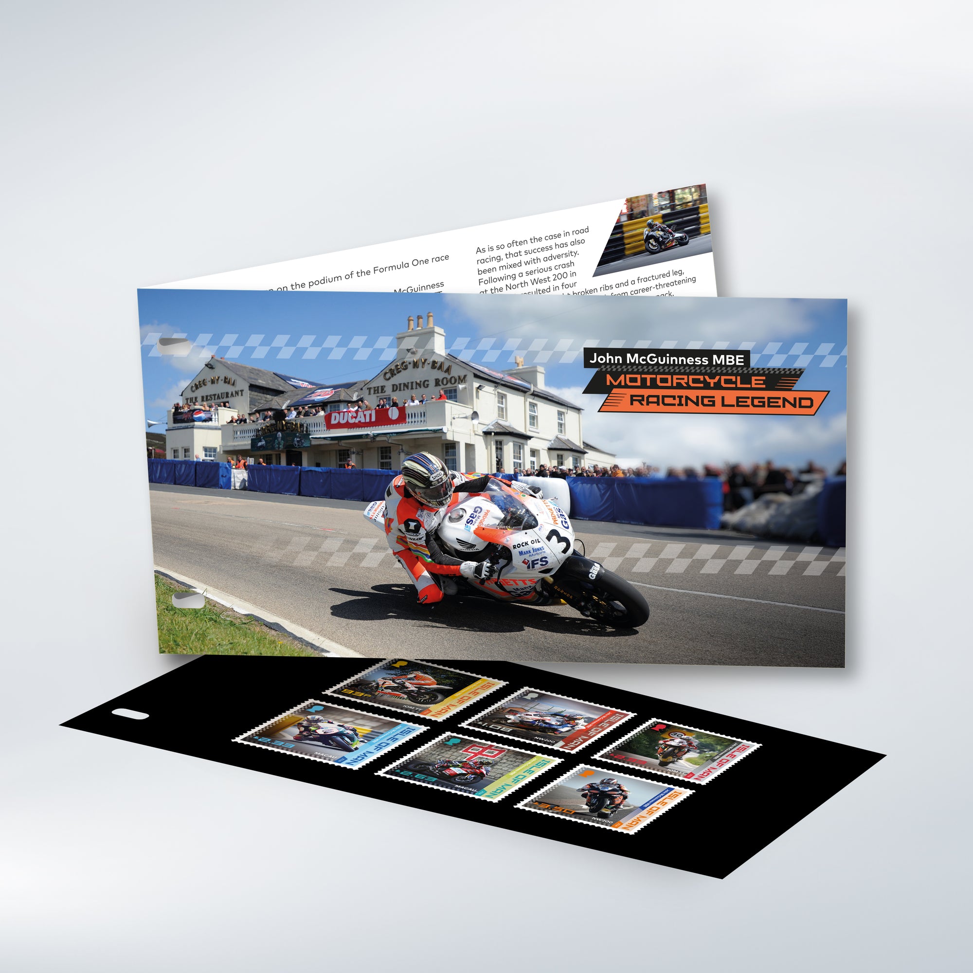 John McGuinness MBE Motorcycle Racing Legend Presentation Pack