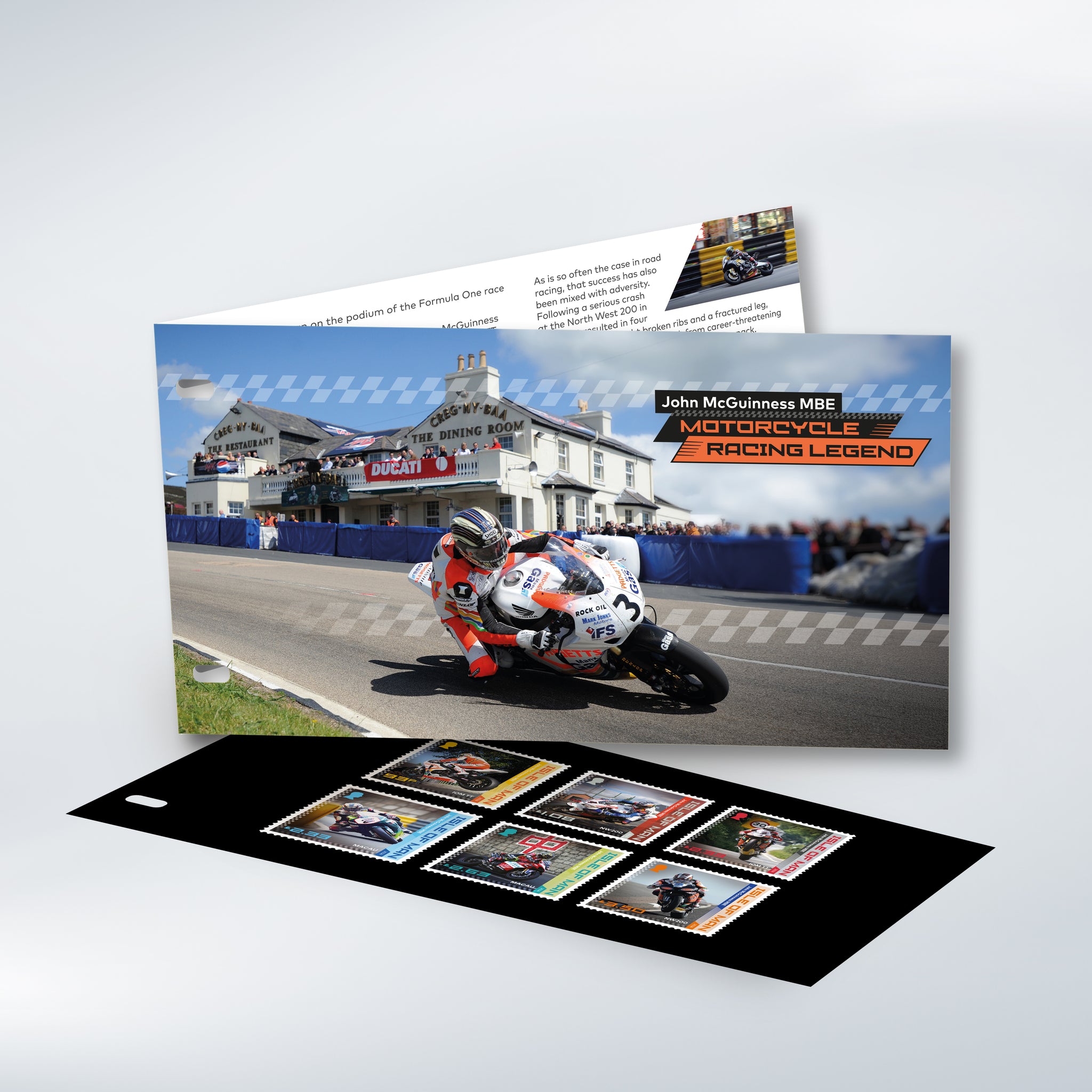 John McGuinness MBE Motorcycle Racing Legend Presentation Pack