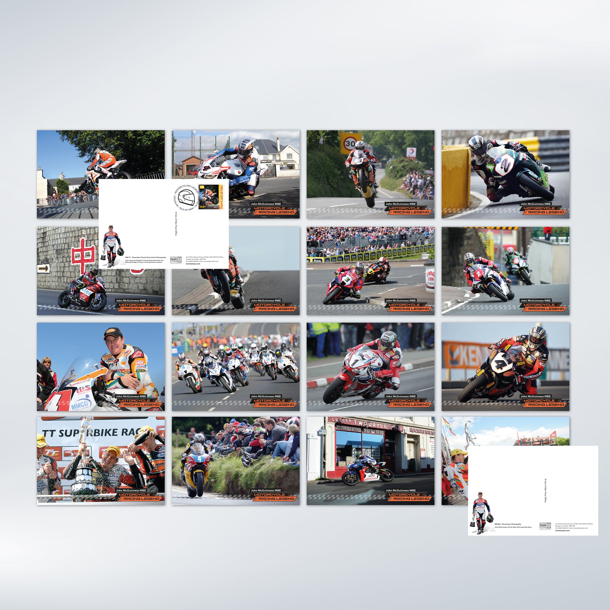 John McGuinness MBE Motorcycle Racing Legend - The Bikers Collection