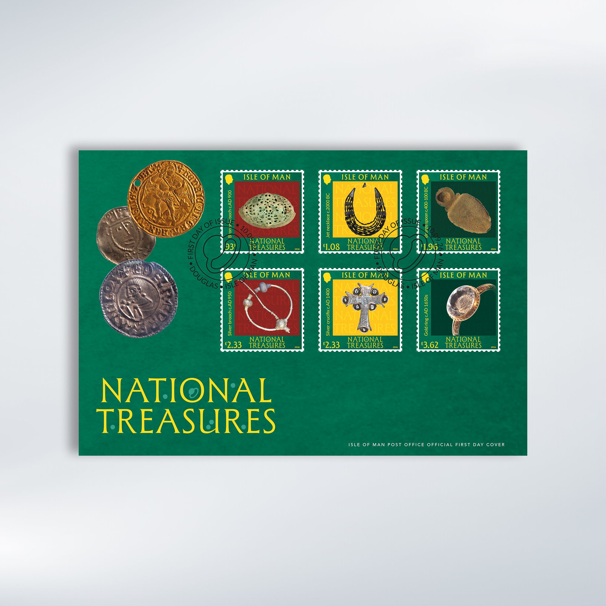 National Treasures First Day Cover