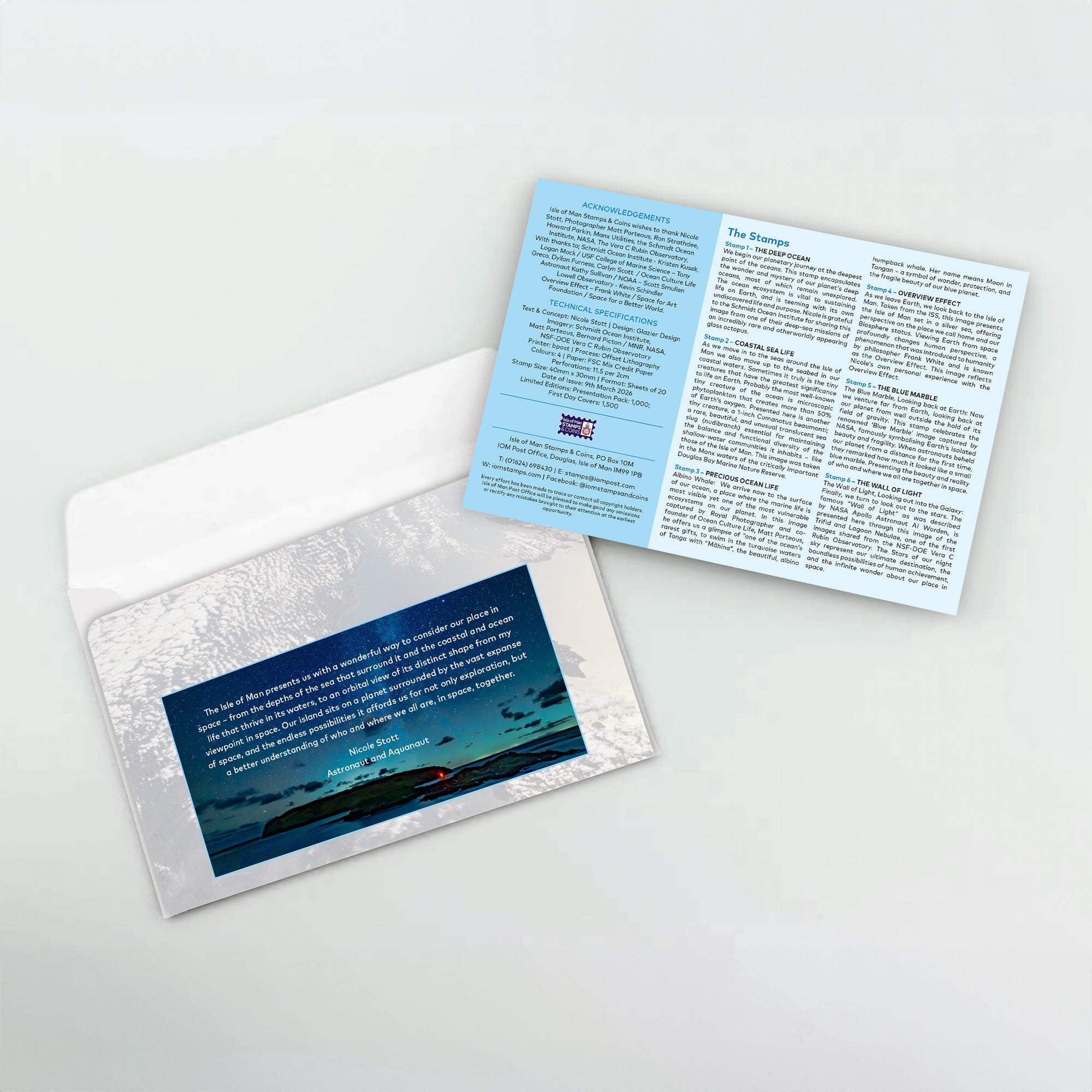 Nicole Stott - From the Oceans to the Stars First Day Cover