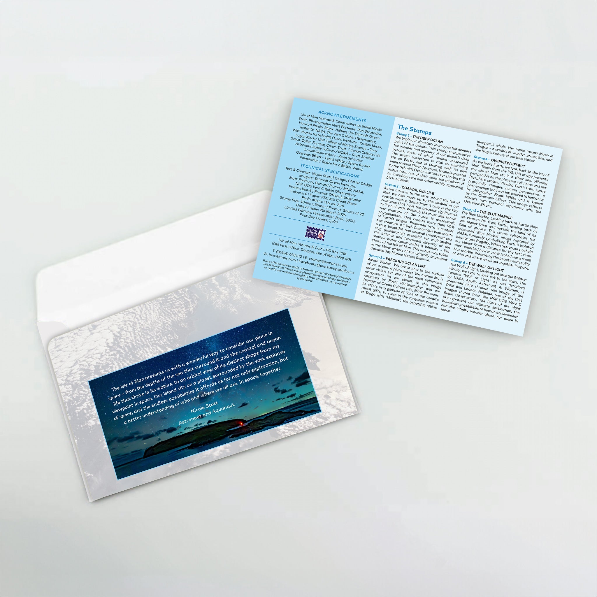 Nicole Stott - From the Oceans to the Stars First Day Cover