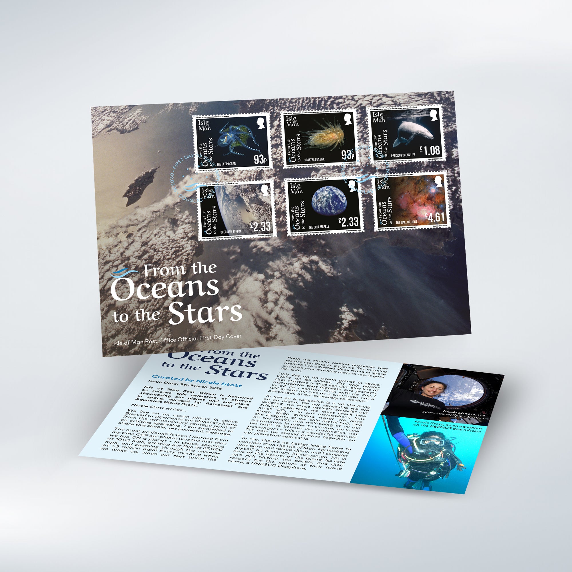 Nicole Stott - From the Oceans to the Stars First Day Cover