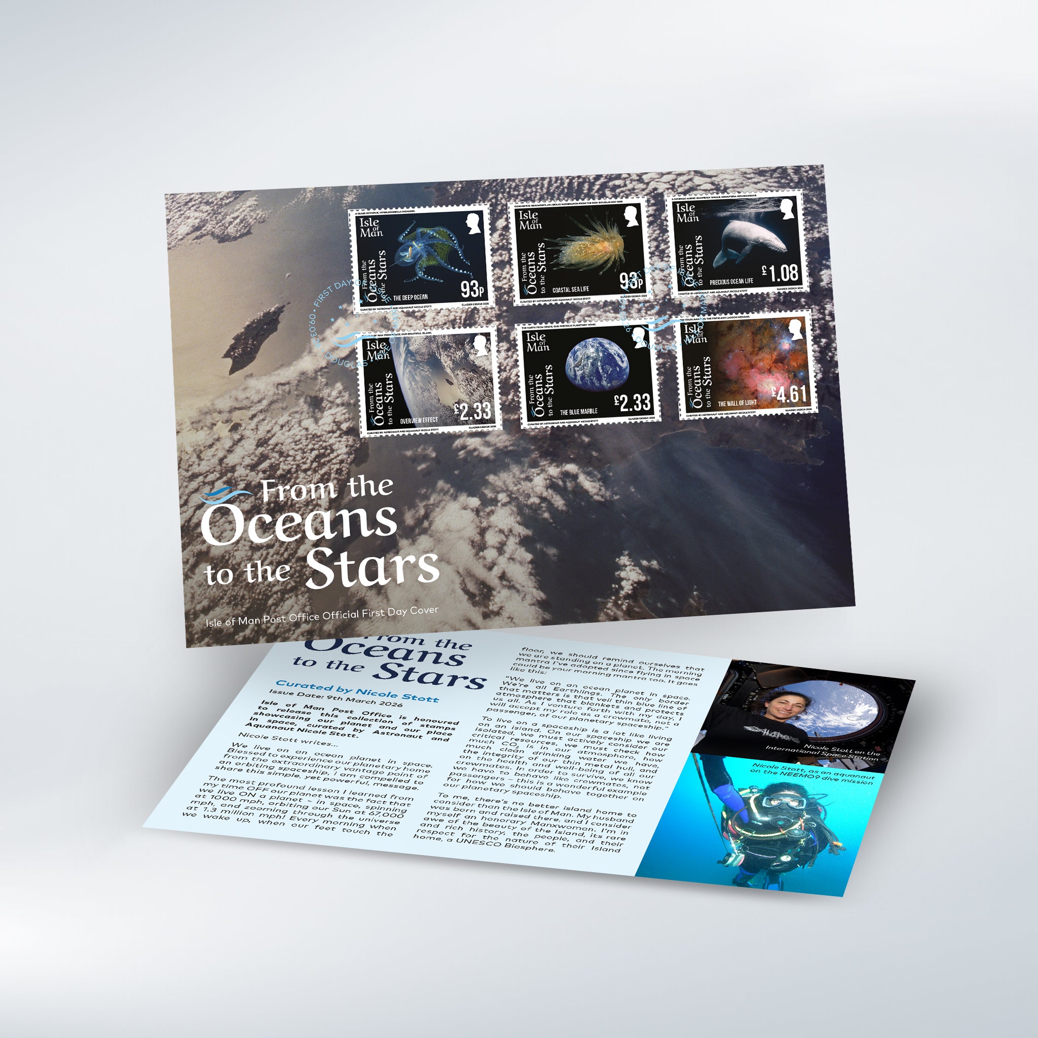 Nicole Stott - From the Oceans to the Stars First Day Cover