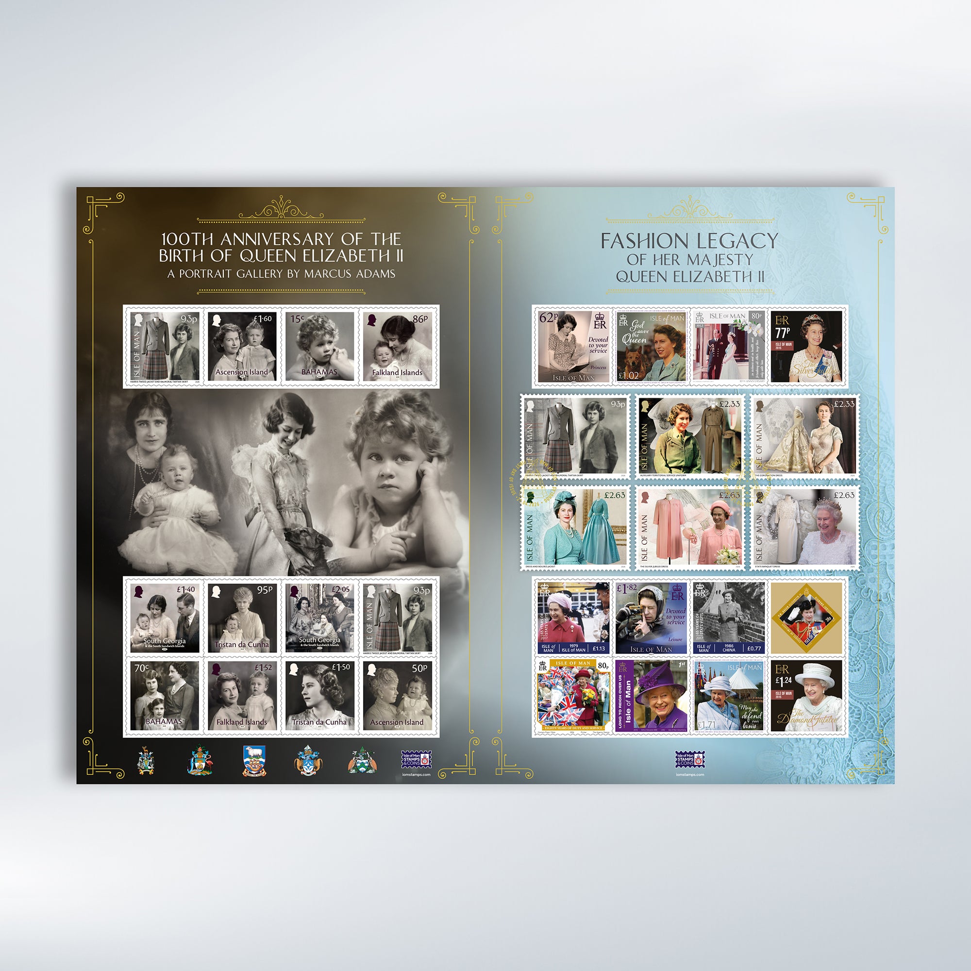 Fashion Legacy of Her Majesty Queen Elizabeth II Commemorative Sheetlet Collection
