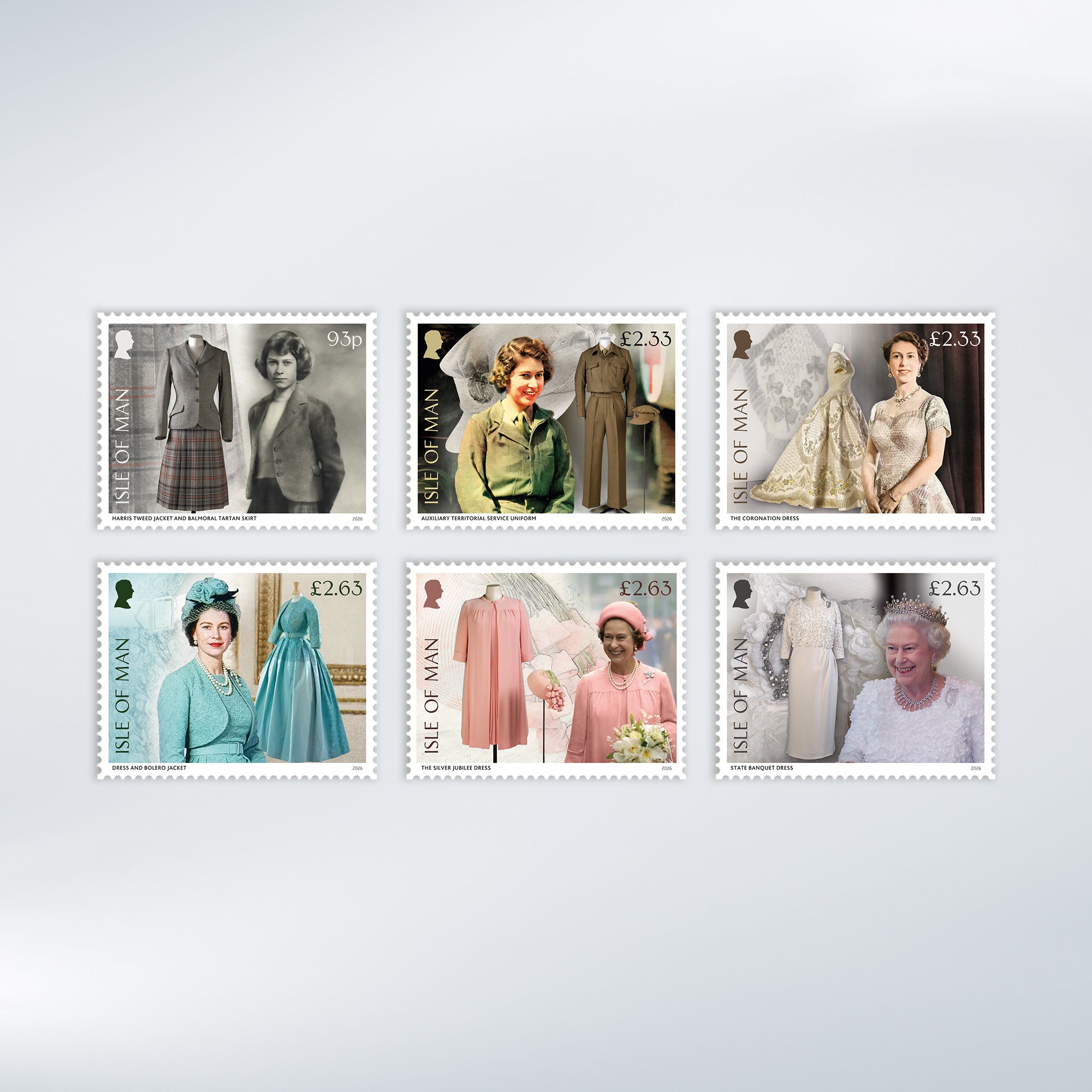 d*3様 ロイヤルコレクショントラスト プレート 約18cm 英国 エリザベス女 Fashion Legacy of Her Majesty Queen Elizabeth II – Isle of Man