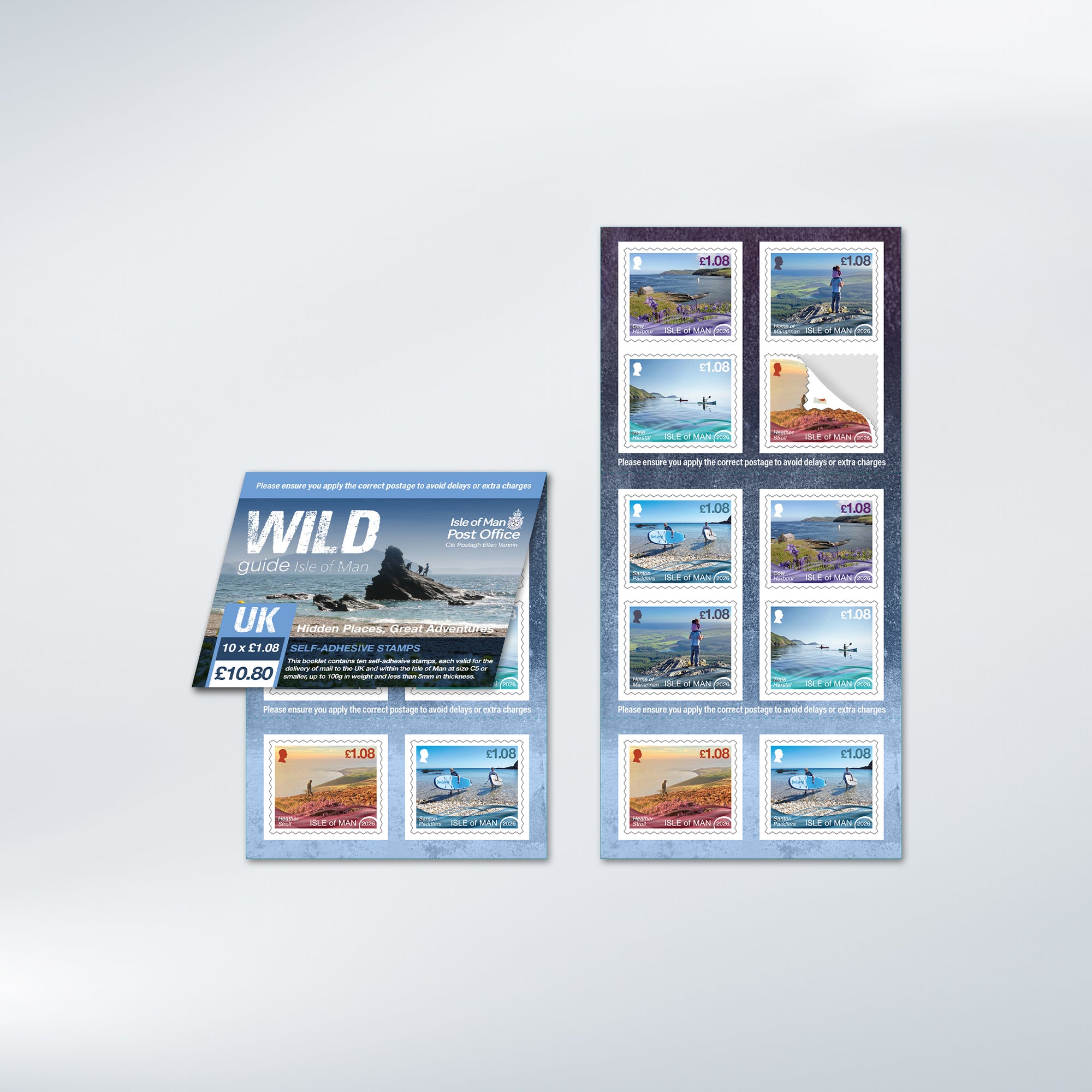 Wild IOM Self-Adhesive Booklet - UK Rate