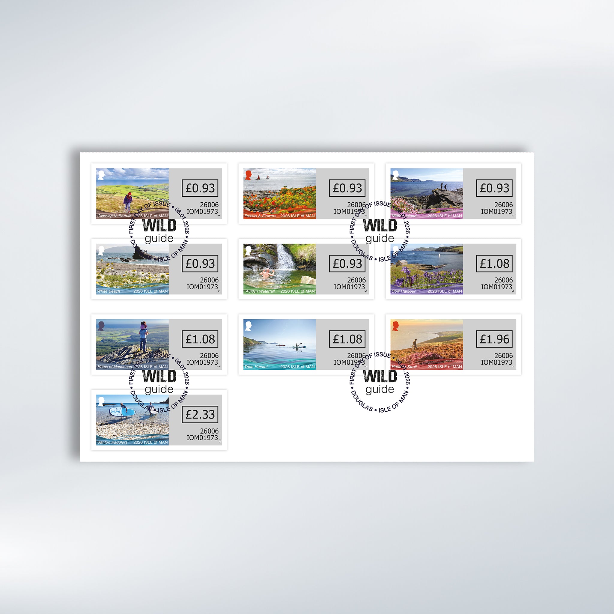 Wild IOM Self-Adhesive First Day Cover